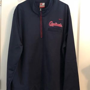 Cardinals Nike Mens XL Therma Fit 1/4 Zip Pullover